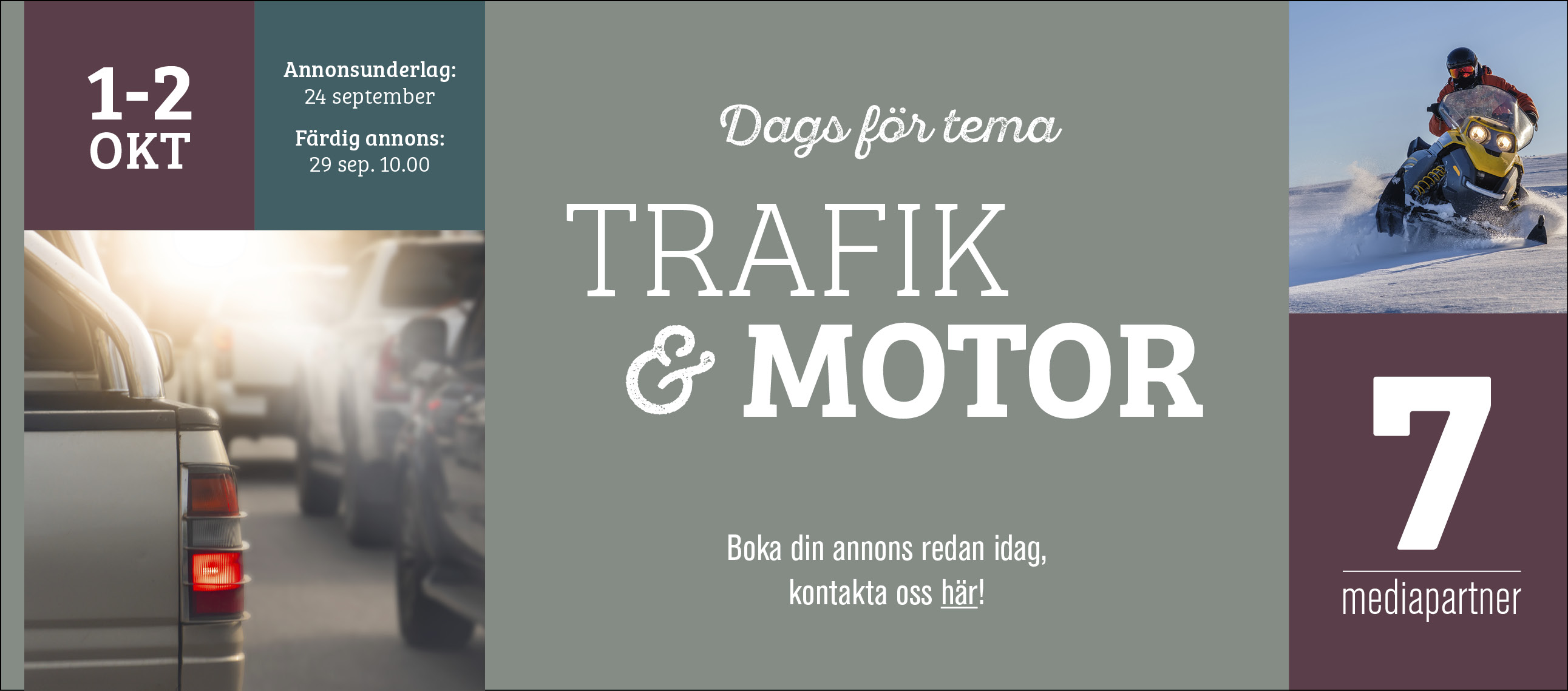 Tema trafik & motor i Tidningen 7 1-2 oktober
