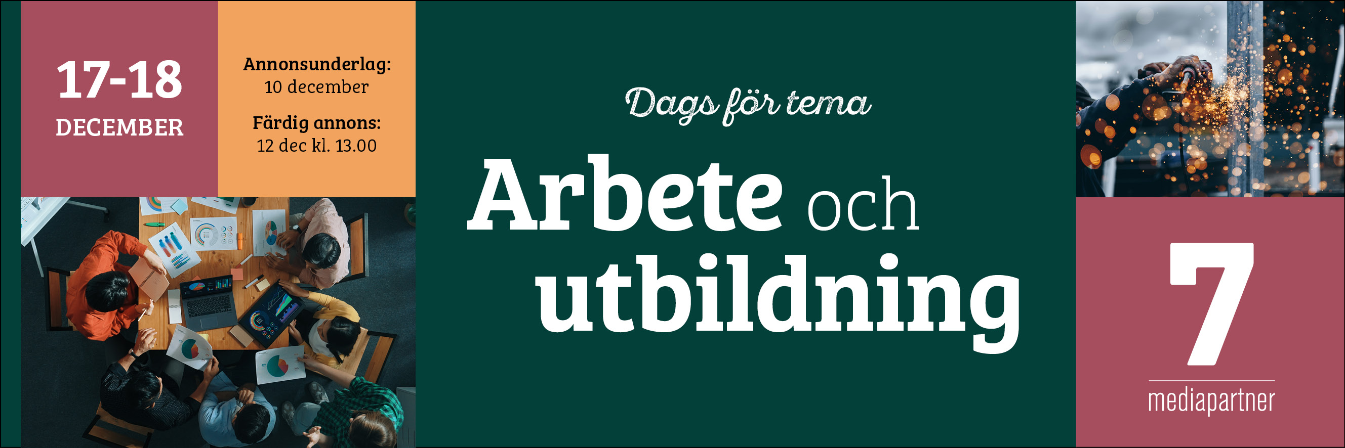Arbete och utbildning 17-18 december