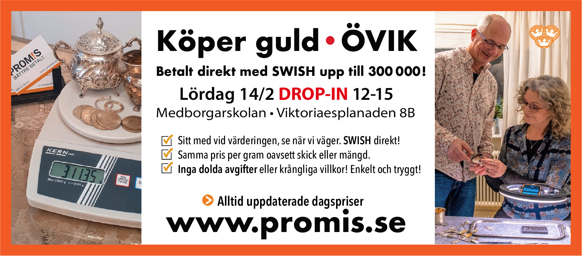 Promis köper ditt guld