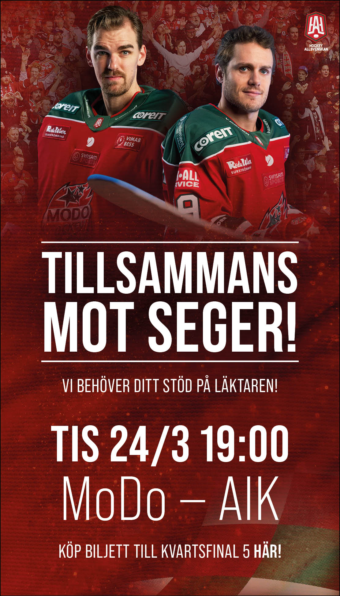 MoDo - AIK Tisdag 24 mars